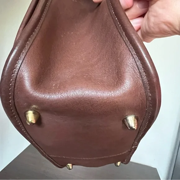 Vintage coach stewardess bag 9525 mahogany made in Costa Rica - Picture 6 of 12
